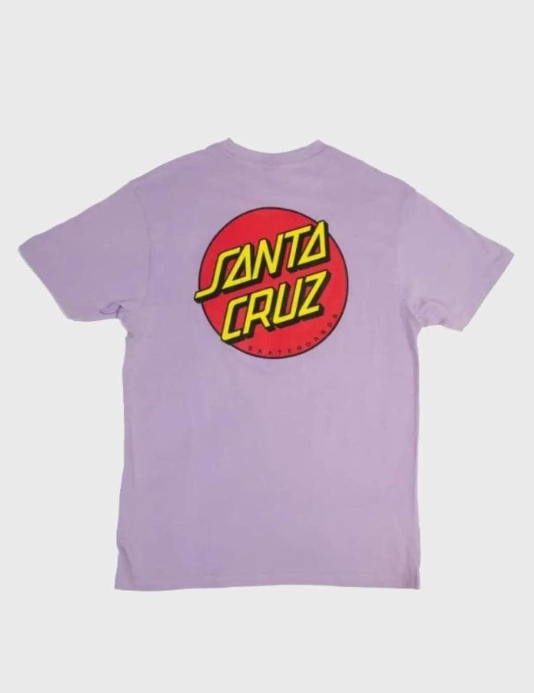 Camiseta Santa Cruz Classic Dot DigitalLavender