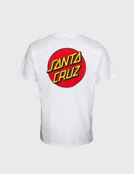 Camiseta Santa Cruz Classic Dot White