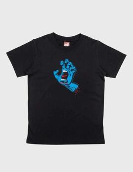 Camiseta Santa Cruz Youth Screaming Hand Black