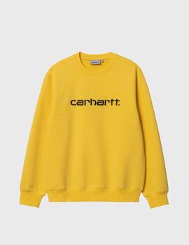Sudadera Carhartt WIP Sweat Buttercup/Black