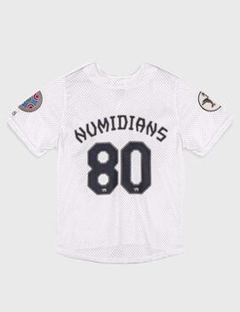 Camiseta Grimey The Clout Mesh Baseball White