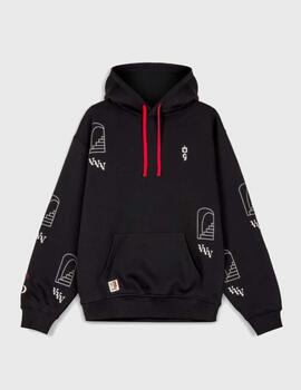 Sudadera Grimey Vita Deorum Black