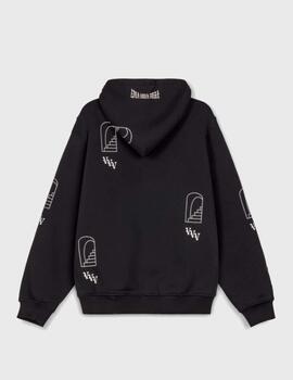 Sudadera Grimey Vita Deorum Black