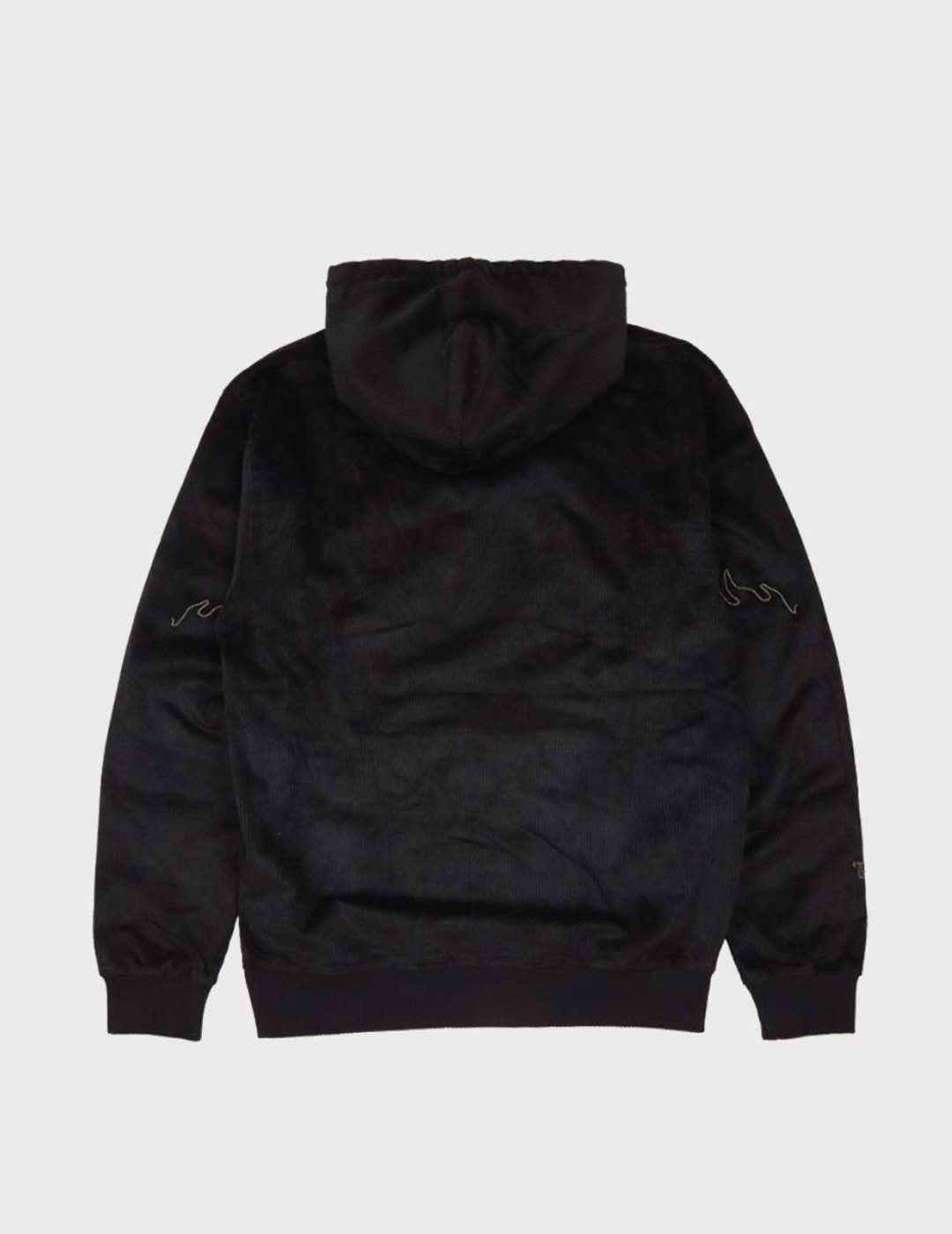 Sudadera Grimey Aged Rum Corduroy Blk