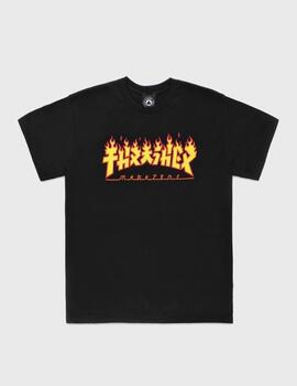 Camiseta Thraser Godzilla Flame Black