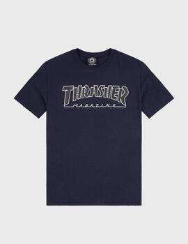 Camiseta Thrasher Outlined Navy