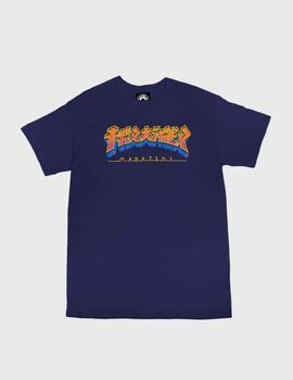 Camiseta Thrasher Godzilla Navy