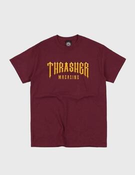 Camiseta Thrasher Low Low Logo Granate