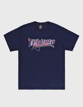 Camiseta Thrasher Vice Logo Navy