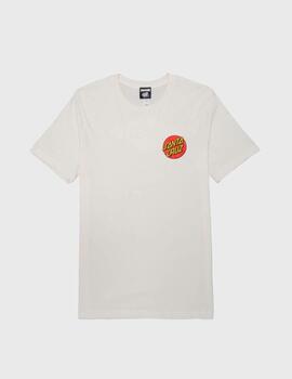 Camiseta SantaCruzXThrasher W Diamond Dot VintWhite