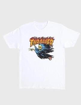 Camiseta SantaCruzXThrasher O´Brien Reaper White
