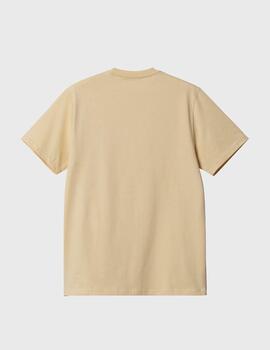 Camiseta Carhartt WIP S/S Pocket Cornsilk