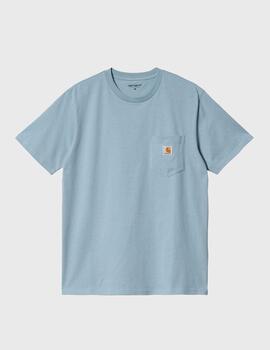 Camiseta Carhartt WIP S/S Pocket Misty Sky