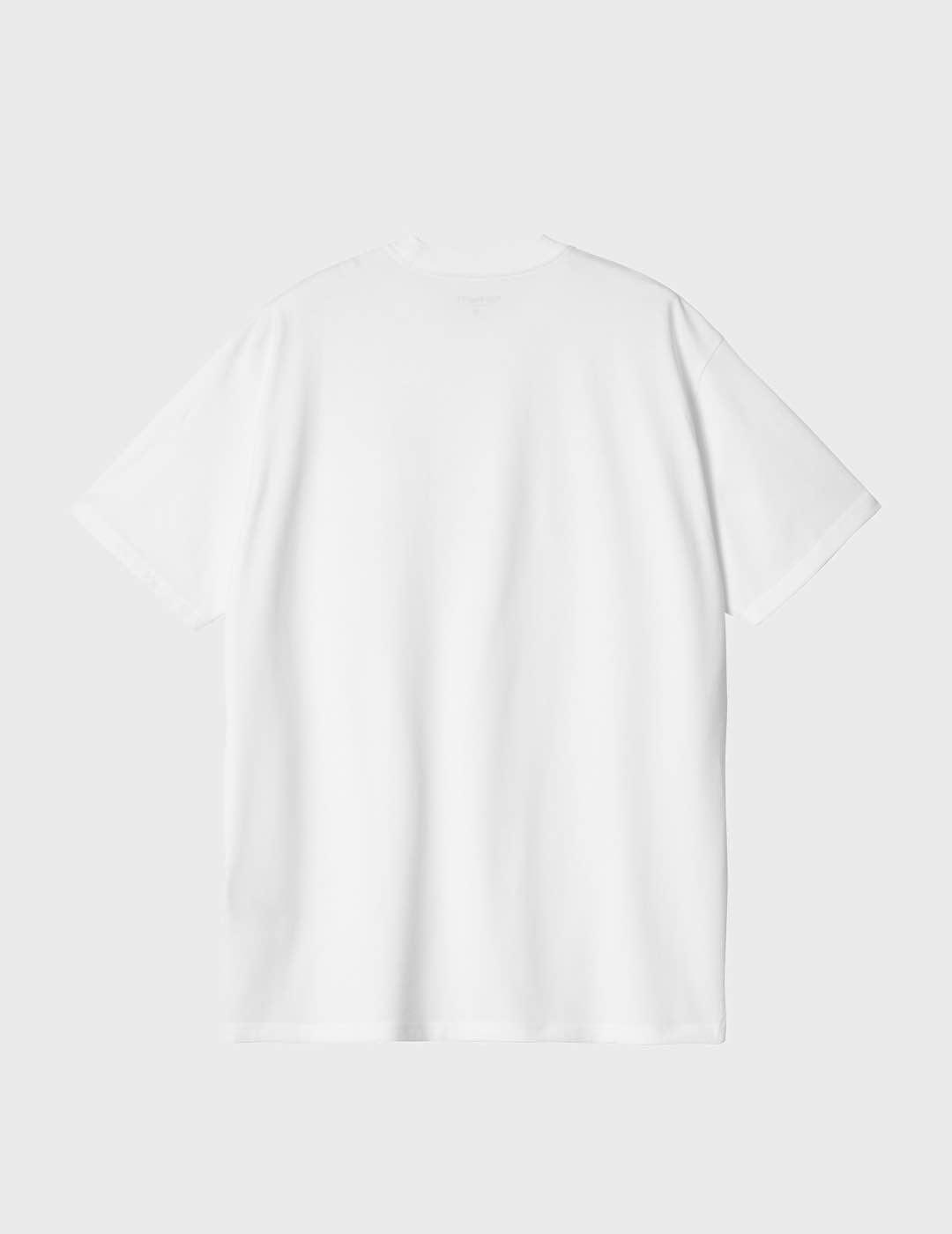 Camiseta Carhartt WIP S/S Amour Pocket WhiteBlack