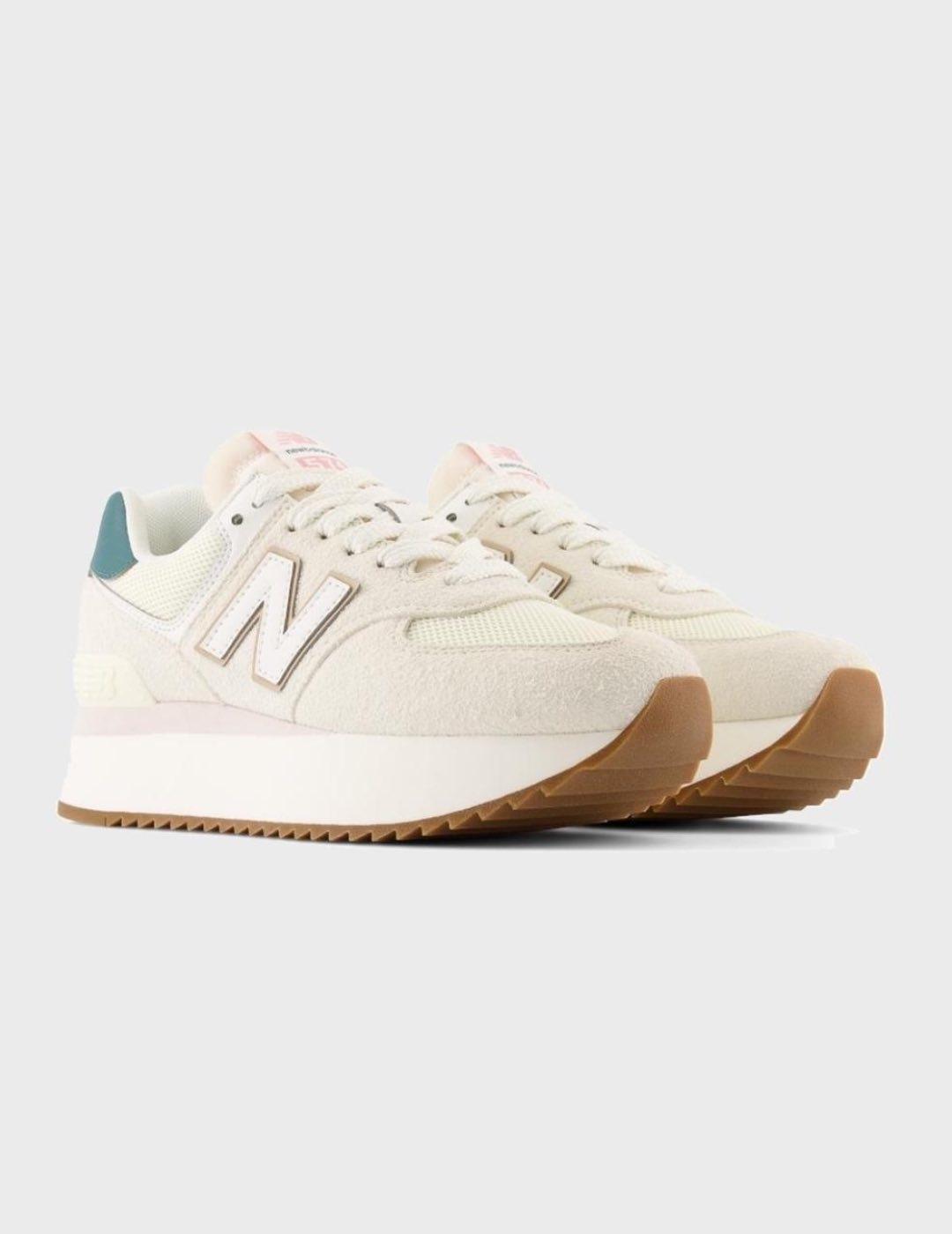 Zapatillas New Balance WL574ZKB Beige