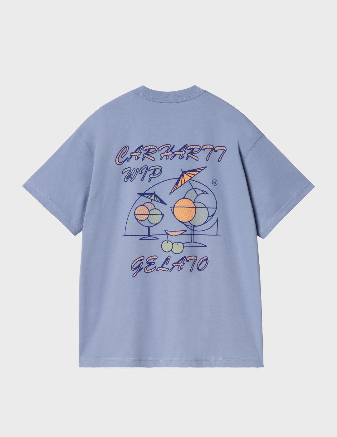 Camiseta Carhartt WIP S/S Gelato CharmBlue