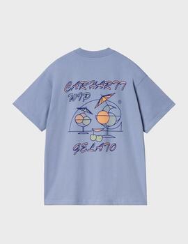 Camiseta Carhartt WIP S/S Gelato CharmBlue