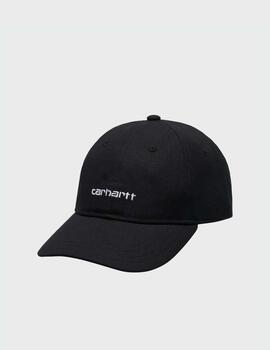 Gorra Carhartt WIP Canvas Script Black