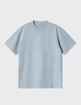 Camiseta Carhartt WIP S/S Duster Script MistySkyGD