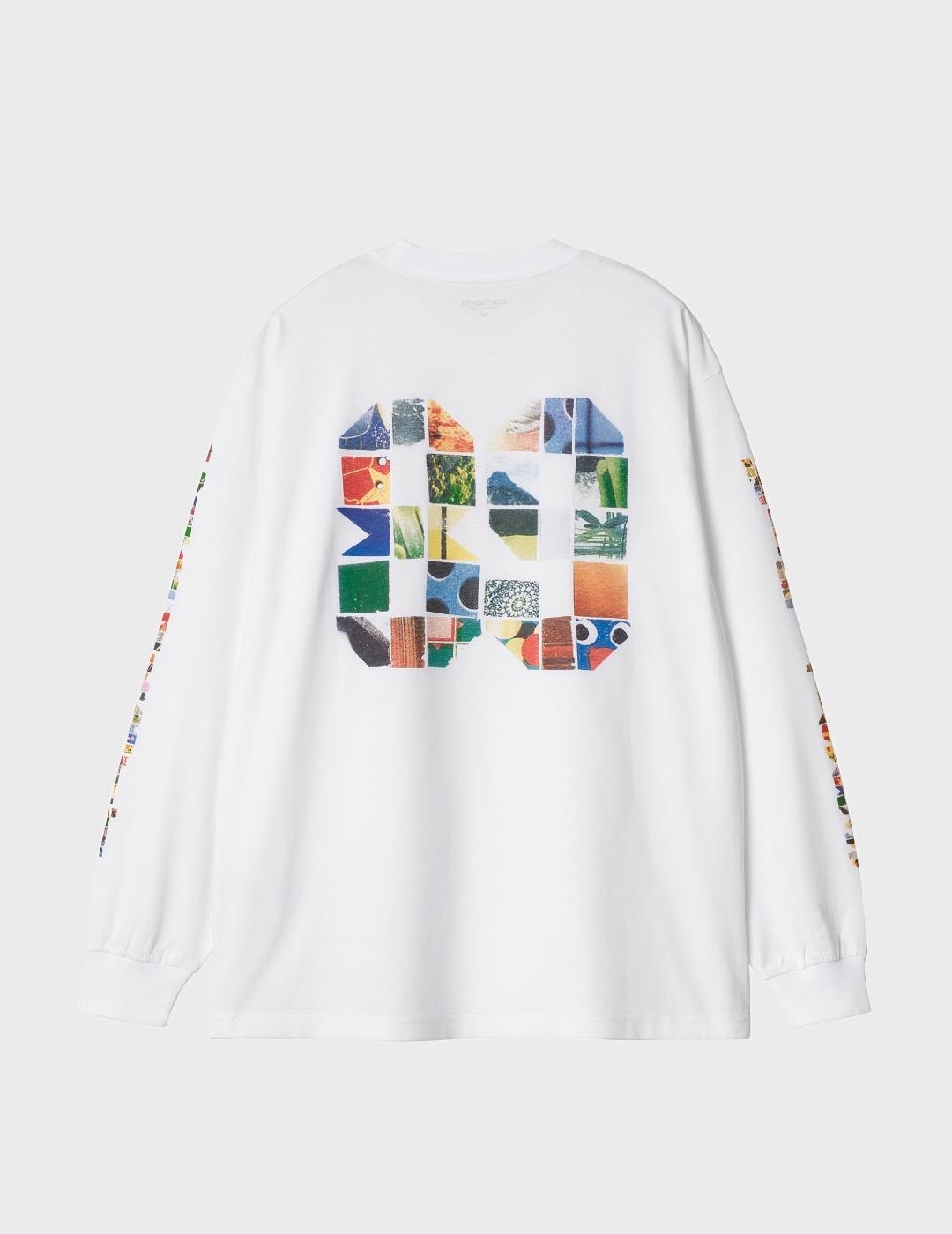 Camiseta Carhartt WIP L/S Machine 89 White