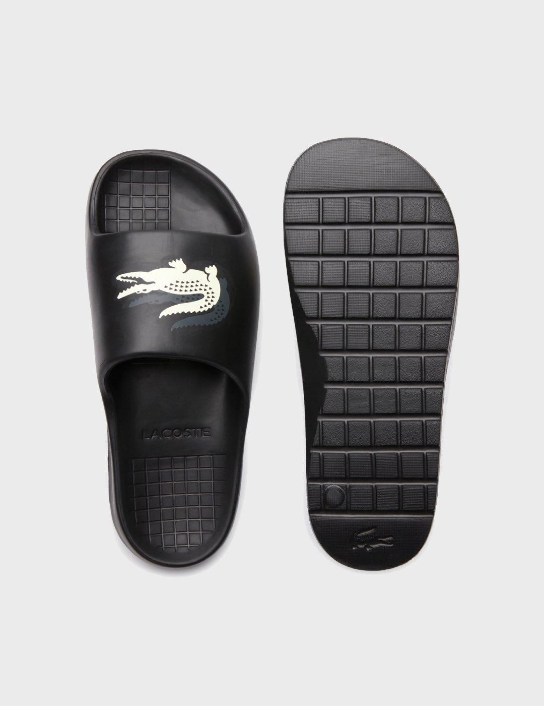 Chanclas Lacoste Serve Slide 2.0 BlackOffWhite454