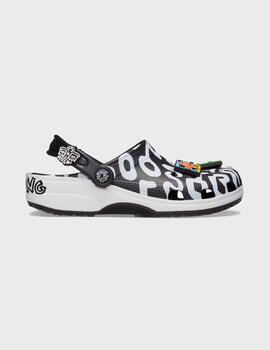 Zuecos Crocs Classsic Keith Haring U Black